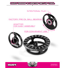 Outil de réglage débattements 1/10 Touring - HUDY - 107730
