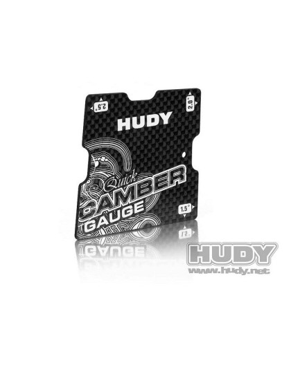 Hudy Graphite Quick Camber Gauge 1/10 Touring 1.5° - HUDY - 107750
