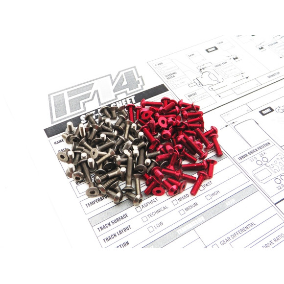  If14 Titan/Alum Hex Socket Screw Set - HIRO SEIKO - 48169