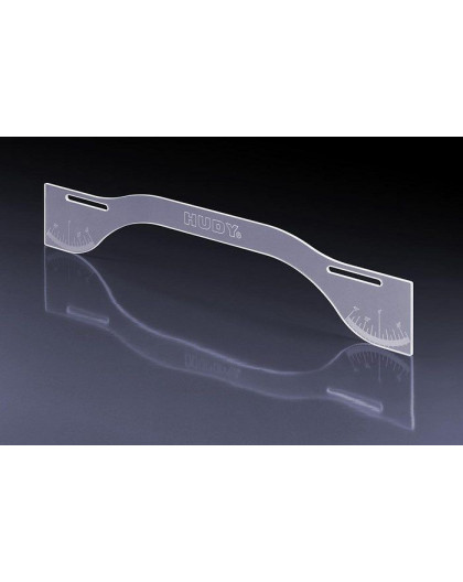 Upside Measure Plate For 1/8 Truggy - HUDY - 108841