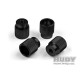 Alu Nut For 1/10 Touring Set-Up System (4) - HUDY - 109360