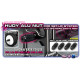 Ecrous roue banc de réglage 1/10 TT (4) - HUDY - 108960