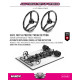 Alu Tweak Set-Up Wheel For 1/10 Pan Car (2) - HUDY - 109480