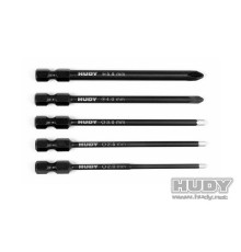 Power Tool Tips 2.0, 2.5, 3.00mm + 4.0, 5.8 Phillips - HUDY - 190070