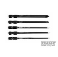 Power Tool Tips 2.0, 2.5, 3.00mm + 4.0, 5.8 Phillips - HUDY - 190070