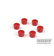 Cap For 18mm Handle - Red (6) - HUDY - 195058-R