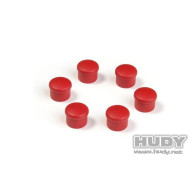 Cap For 18mm Handle - Red (6) - HUDY - 195058-R