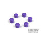 Bouchon de manche 18mm violet (6) - HUDY - 195058-V
