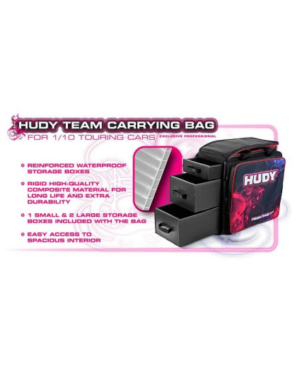 Hudy 1/10 Carrying Bag With Drawers - V3 - HUDY - 199100