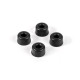 Black Rubber Feet (4) - HUDY - 203110