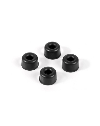 Black Rubber Feet (4) - HUDY - 203110