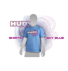 T-Shirt - Bleu ciel (L) - HUDY - 281046L