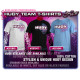 T-Shirt - Bleu ciel (L) - HUDY - 281046L