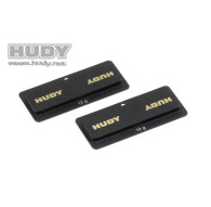 Hudy Lipo Chassis Balancing Weights 12G - Low Cg (2) - HUDY - 293090