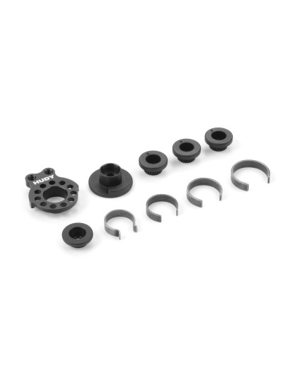 Hudy Alu Fixed Servo Saver 1/12 - Set - HUDY - 293350