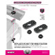 Fixation d'aileron carbone - 1/10 touring (2) - HUDY - 293312