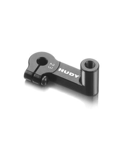 Palonnier de direction alu rallongé 8mm - 23T - HUDY - 293421