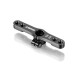 Palonnier gaz/frein alu fileté M3 avec vis 23T - HUDY - 293447