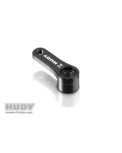 Alu Servo Horn - Hitec - Offset 1-Hole M3 - 24T - HUDY - 293492