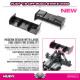 Aileron Strike TT 1/8 - Noir - HUDY - 293580-K