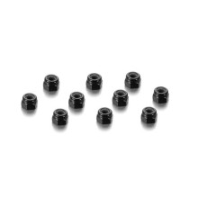 Alu Nut M3 - Black (10) - HUDY - 296530-K