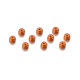 Alu Nut M3 - Orange (10) - HUDY - 296530-O