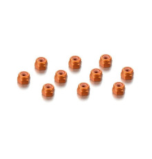 Alu Nut M3 - Orange (10) - HUDY - 296530-O