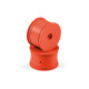 1/10 Off-Road Wheel - 2Wd/4Wd – Rear – Orange (2) - HUDY - 803240-O