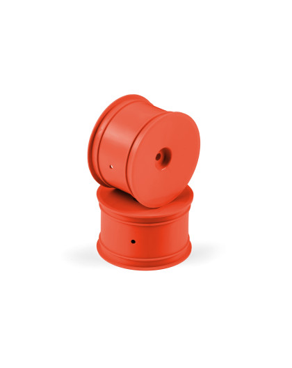 1/10 Off-Road Wheel - 2Wd/4Wd – Rear – Orange (2) - HUDY - 803240-O