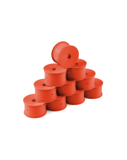 1/10 Off-Road Wheel - 2Wd/4Wd – Rear – Orange (10) - HUDY - 803241-O