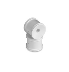 HUDY 1/10 OFF-ROAD WHEEL - STADIUM TRUCK – WHITE (2) - HUDY - 803250