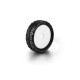 Pneus TT 1/10 AV 2WD collés - 101 (2) - HUDY - 852101