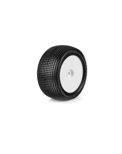 1/10 Glued Tire 2Wd/4Wd Rear Carpet - 102 - Med (2) - HUDY - 856102-M
