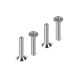 HUDY TITANIUM FLAT HEAD SCREW M3x18 (4) - HUDY - 903318-T