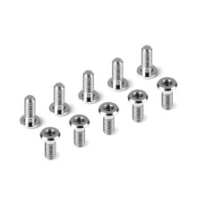 Vis titane SFH Low M3x8 (10) - HUDY - 908308-T