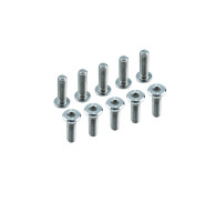 Titanium Low Head Screw Centering Dia M3X10 (10) - HUDY - 908310-T