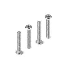 Titanium Low Head Screw Centering Dia M3X20 (4) - HUDY - 908320-T