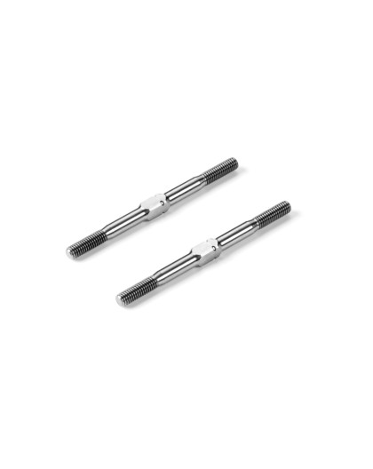 Hudy Titanium Adjustable Turnbuckle 45mm M3 L/R (2) - HUDY - 992345