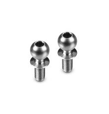 Rotule titane fileté D5.4mm L10mm - 2mm Hex (2) - HUDY - 990020