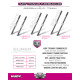 Hudy Titanium Adjustable Turnbuckle 55mm M3 L/R (2) - HUDY - 992355