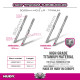 Titanium Adjustable Turnbuckle 50mm M3.5 L/R (2) - HUDY - 992380