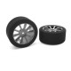 Pneus mousses 1/10 - 42 shore - 30mm AR - CORALLY - C-14705-42