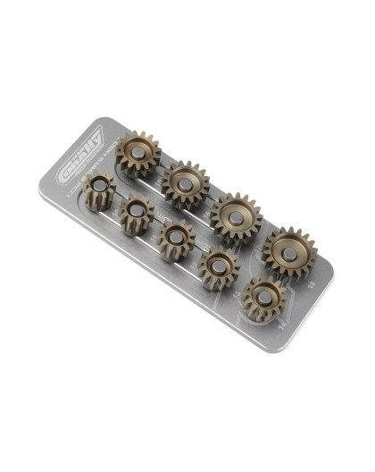 Support pignons M1.0 D5mm - 9 pignons - CORALLY - C-16201