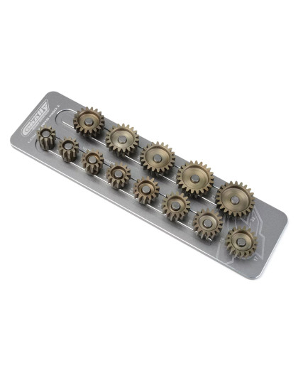 TEAM CORALLY - PINION CADDY M1.0 - 13 PINIONS - 5MM - C-16200 - CORAL