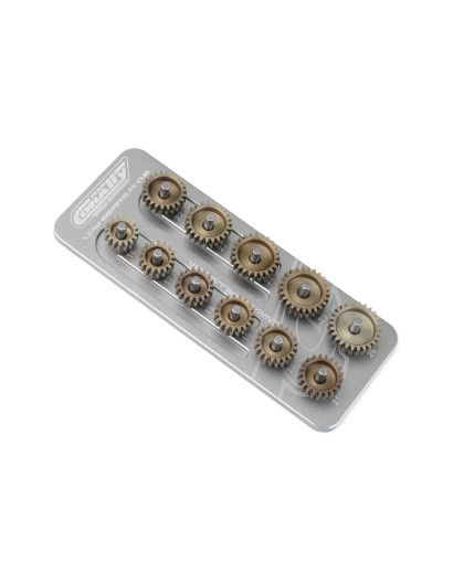 Support pignons M0.6 D3.17mm 11 pignons - CORALLY - C-16203