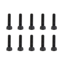 TEAM CORALLY - STEEL SCREWS M3 X 12MM - HEX SOCKET HEAD - 10 - C-3000
