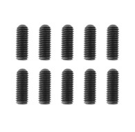 TEAM CORALLY - STEEL SET SCREWS M3 X 8MM - HEX - 10 PCS - C-30152 - C