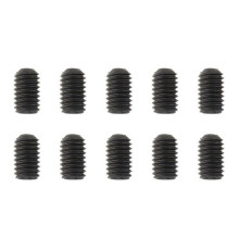 TEAM CORALLY - STEEL SET SCREWS M3 X 5MM - HEX - 10 PCS - C-30151 - C