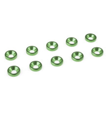TEAM CORALLY - ALUMINIUM WASHE R - FOR M3 FLAT HEAD SCREWS - - C-3120
