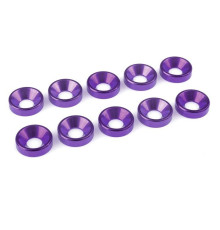 TEAM CORALLY - ALUMINIUM WASHE R - FOR M5 FLAT HEAD SCREWS - - C-3122